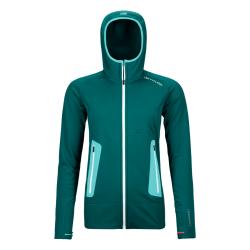 ORTOVOX Fleece Light Hoody Women's Pacific Green